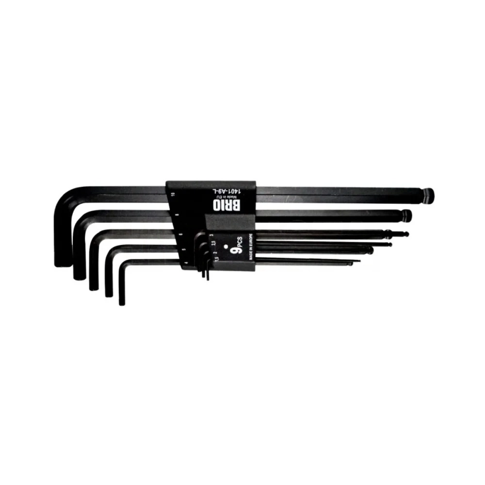 Allen Key Set Long 9 Piece 1,5-10 Mm