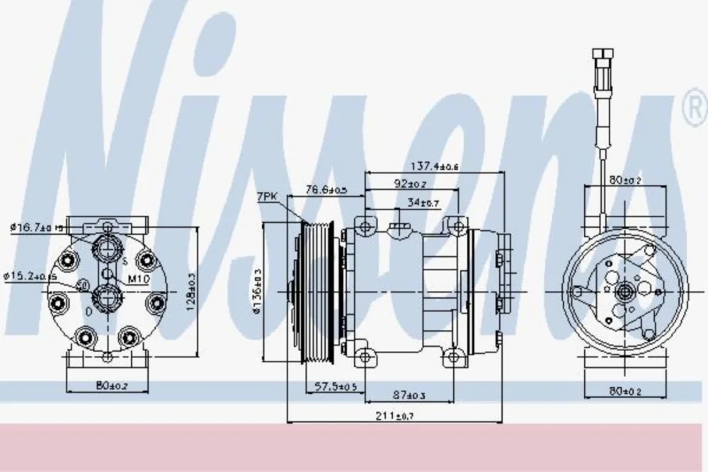 Air Conditioning Compressor Cf-Xf Narrow Type