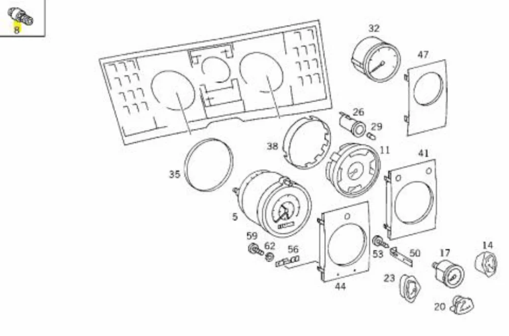 Speed Sensor V8 3 PLUGS, 26281