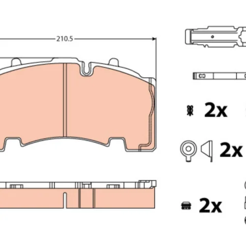 Brake Pad Set, Disc Brake