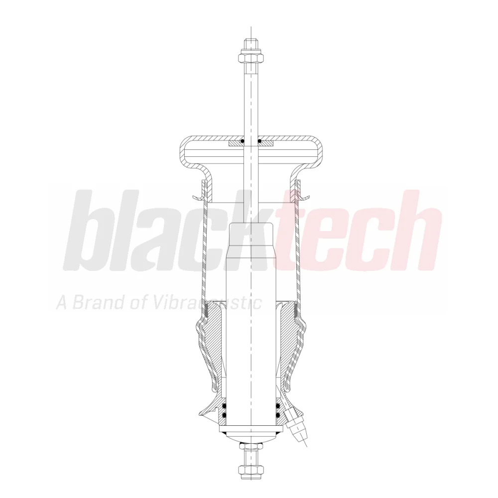 Körük Kabin Amortisörlü Scania Ön (CB0067 Şapkalı+CB0058)