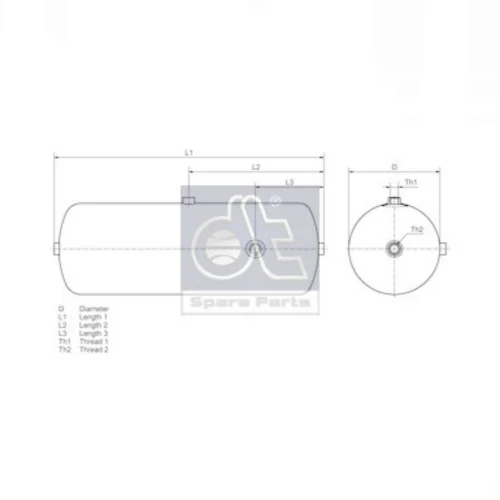 Air Tank, compressed-air system (Compressed-air System)