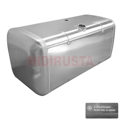 Yakıt Deposu 650 Lt Alüminyum Axor 1840, Actros (Yük.700Mm, En 700Mm, Uz.1500Mm)