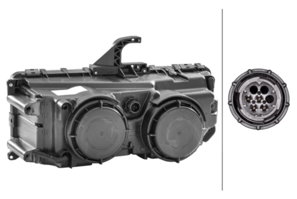 Headlight  N.M.Sag (w, Motor)