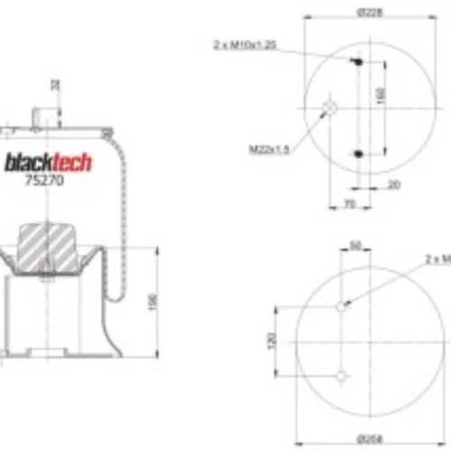 Air Springs Complete Metal Piston