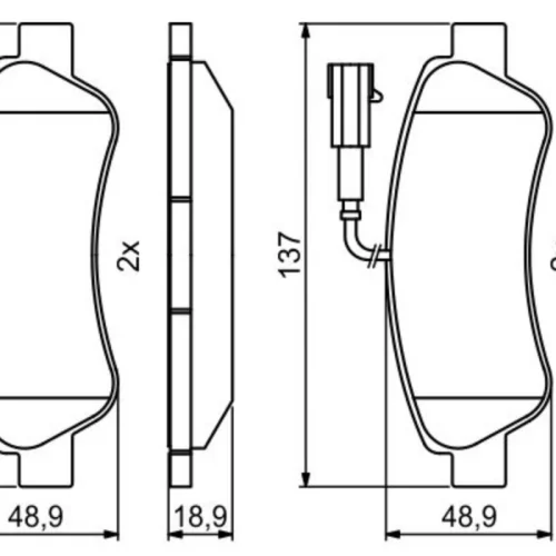 Brake Pad Set, disc brake (Braking System)