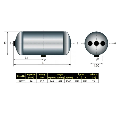 Air Tank, Compressed-Air System