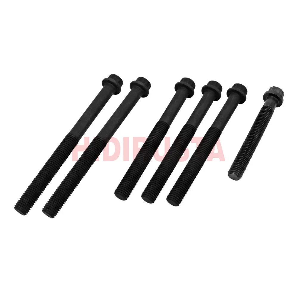 Silindir Kapak Saplaması  V6, V8 1 Kapak İçin Takım (1 Kısa, 3 Orta, 2 Uzun)