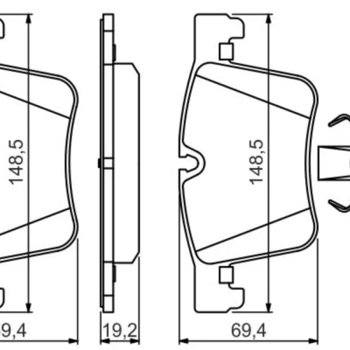 Fren balata seti, diskli fren (Fren tertibatı)