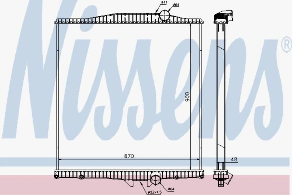 Radiator  (Without frame)