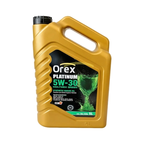 Platinum Engine Oil 5W-30 SQ/CF DPF Molygen Green 5 L (Carton: 4 pcs) HS Code: 2710.19.81.0000
