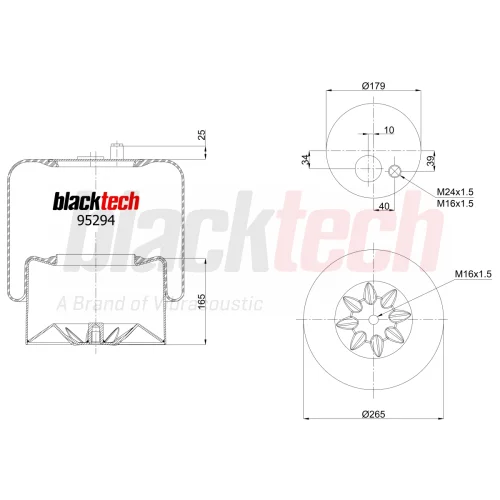 Air Springs Complete Metal Piston