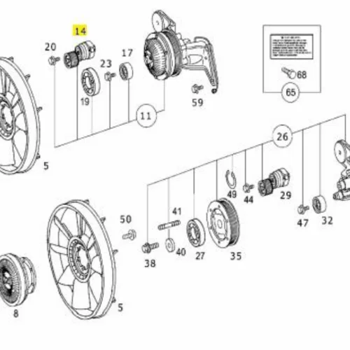 Belt Tensioner Complete 457 O.M (Channeled)