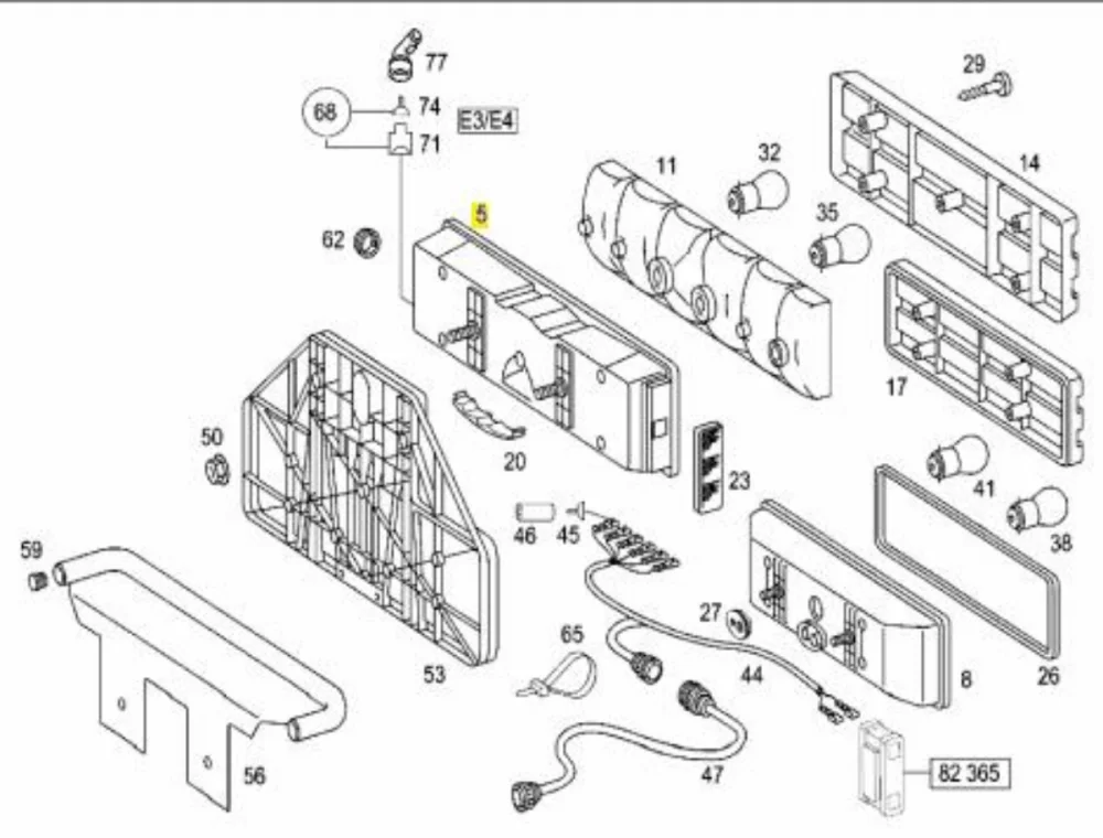 Stop Lamp   RIGHT (SIDE SOCKET)