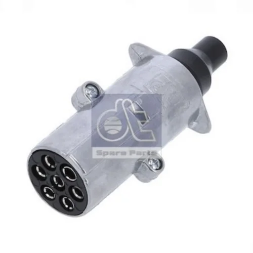 Dorse Elektrik Fişi (7P/24V, ISO 1185 - Tip N, Siyah, Metal)