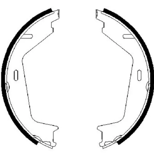 Brake Shoe Set, parking brake (Braking System)