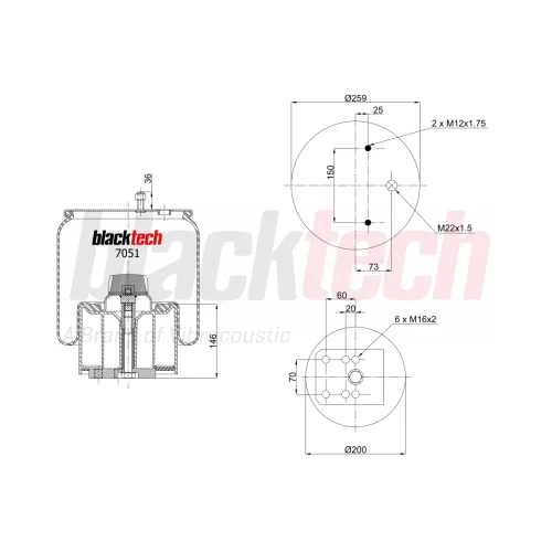 Air Springs Complete Plastic Piston