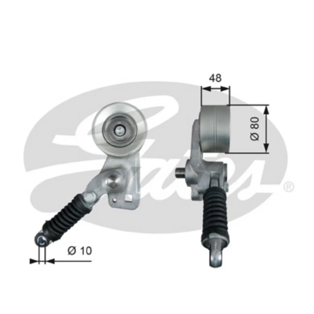 Complete Belt Tension Actros (With Iron Pulley)