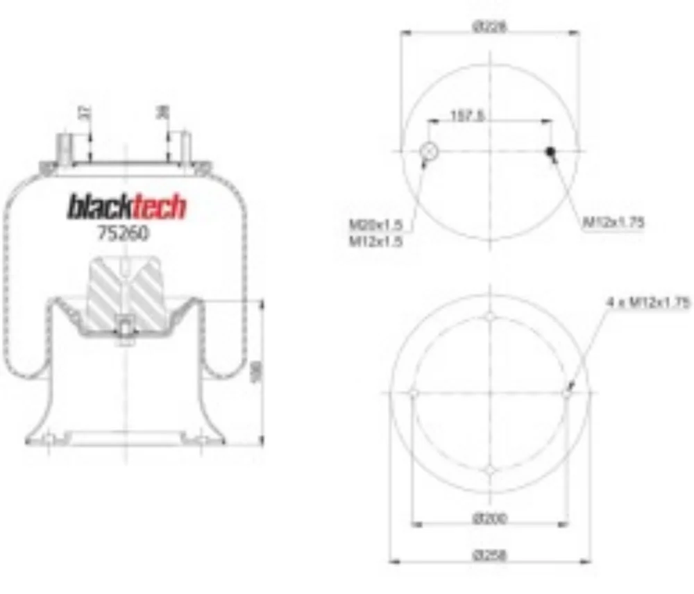 Air Springs Complete Metal Piston