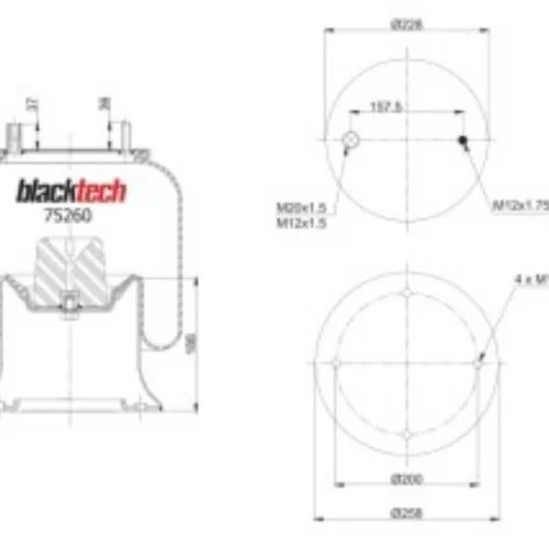 Air Springs Complete Metal Piston