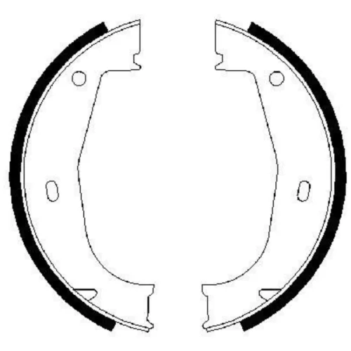 Brake Shoe Set, Parking Brake (Braking System)