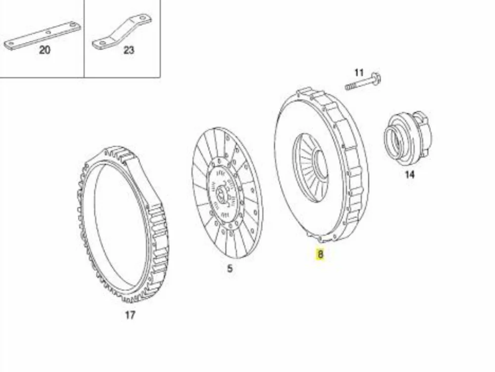 Clutch Pressure Plate 430 MM SETRA (VALEO)