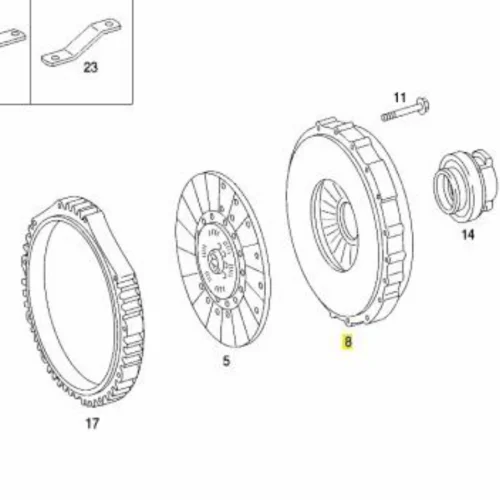 Clutch Pressure Plate 430 MM SETRA (VALEO)