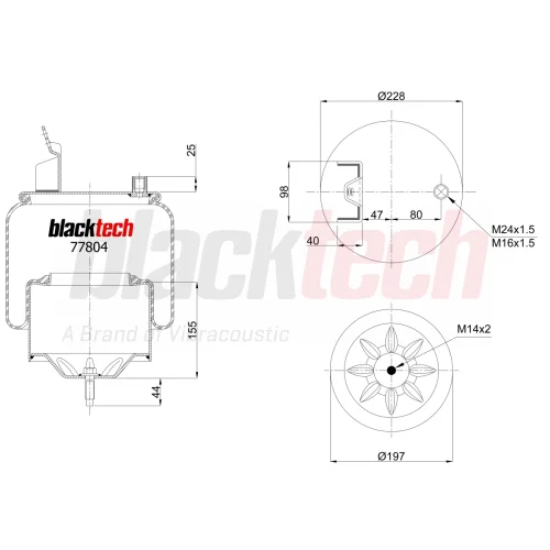 Air Springs Complete Metal Piston