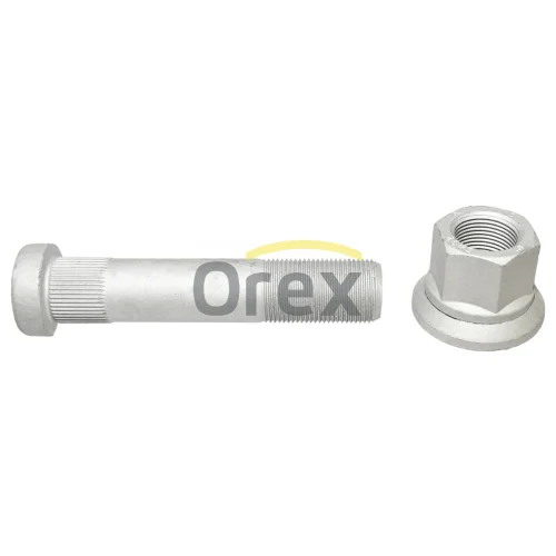 Bijon M22x110mm Somunlu, Frezeli Man (Gri)