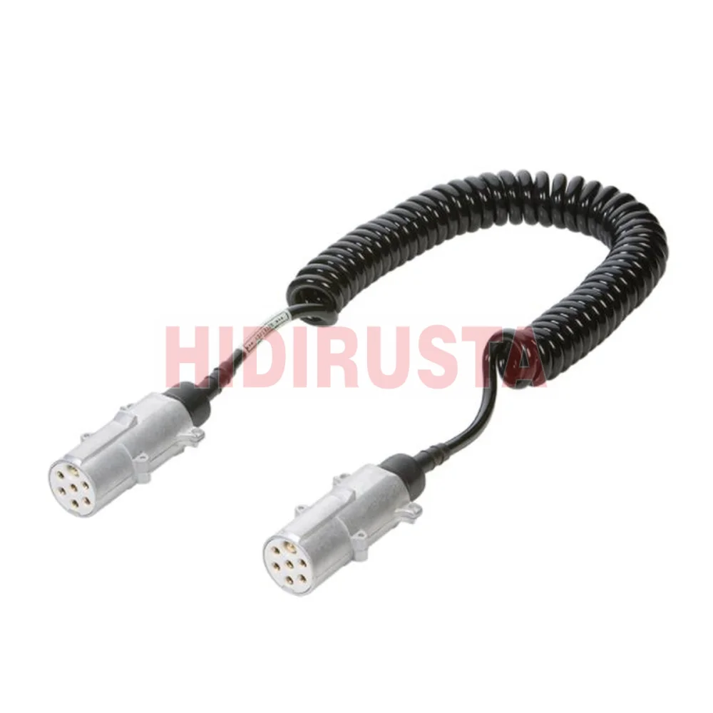 Dorse Elektrik Kablo (7P/24V Soket, Metal Fiş, ISO 3731 - Tip S, 3-4 Metre)