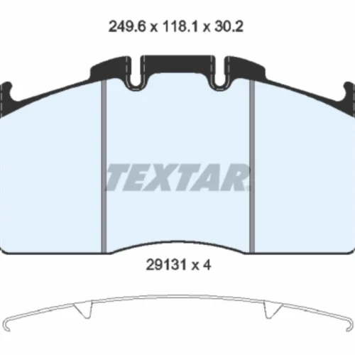 Brake Pad Set, disc brake (Braking System)