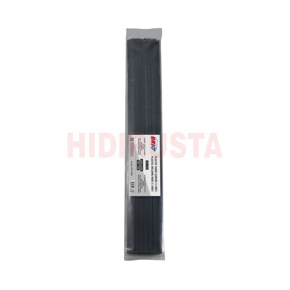 Plastik Tamir Çubuğu S (Abs) Siyah İnce 25 Li Paket