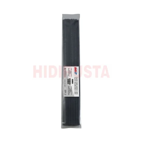 Plastic Welding Rods S (Abs) Black Thin 25 Pcs