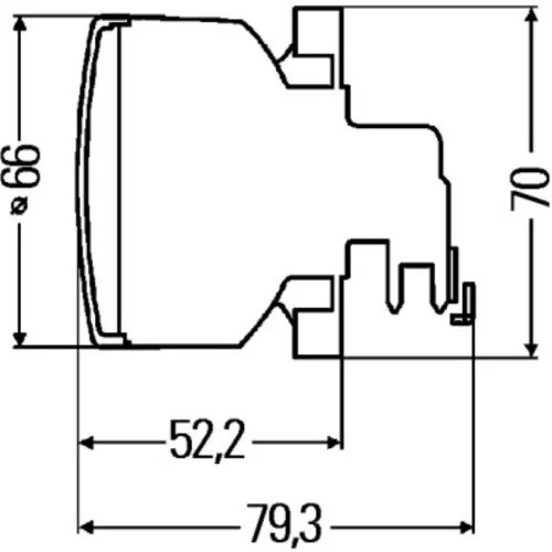 Headlight Rear