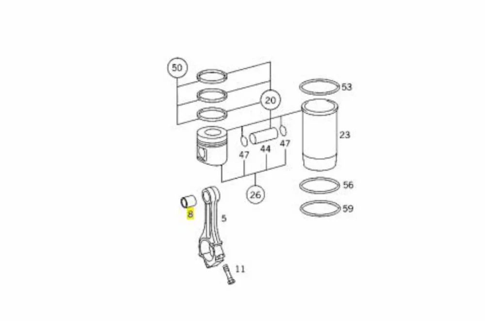 Piston Kol Burcu 3031, 304, 403 (Konik, Adet)