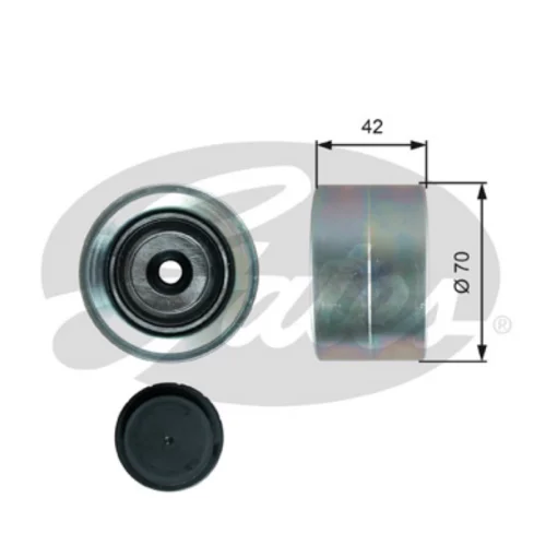 Kayış Gergi Kasnağı D2066-2676 Otobüs (10x70x42)