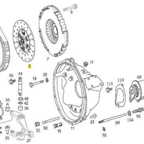 Debriyaj Balatasi 430 Mm 403, 3031, 1844, Intro, Tga, 19.422 Daf Volvo Renault