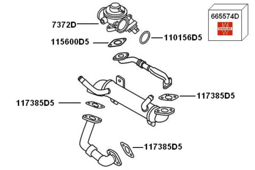 Egr Valfi Vw 1.9 Tdi Passat T5 Avf Awx Axb Asz
