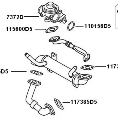 Egr Valfi Vw 1.9 Tdi Passat T5 Avf Awx Axb Asz