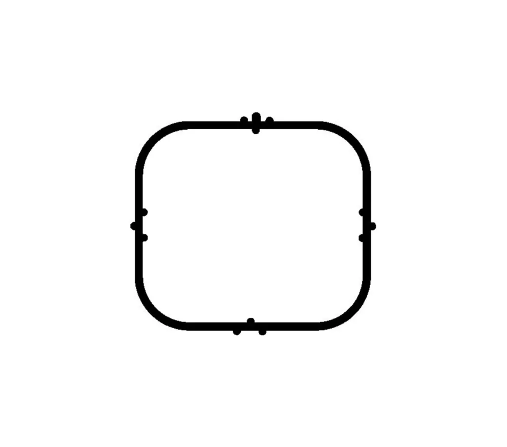 Intake Manifold Gasket 904, 906 Rubber