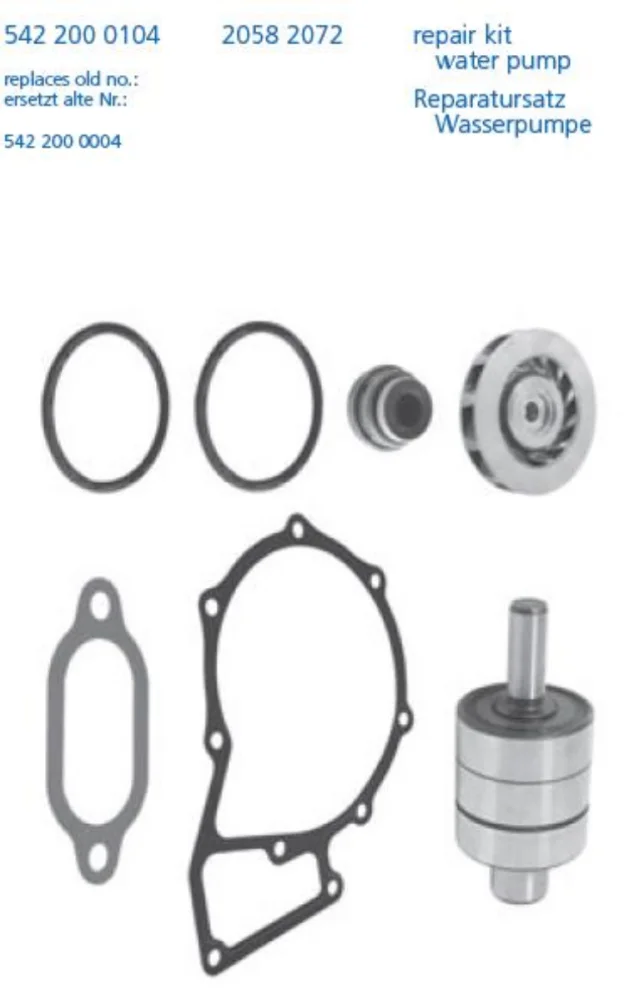 Water Pump Repair Kit A5422000104