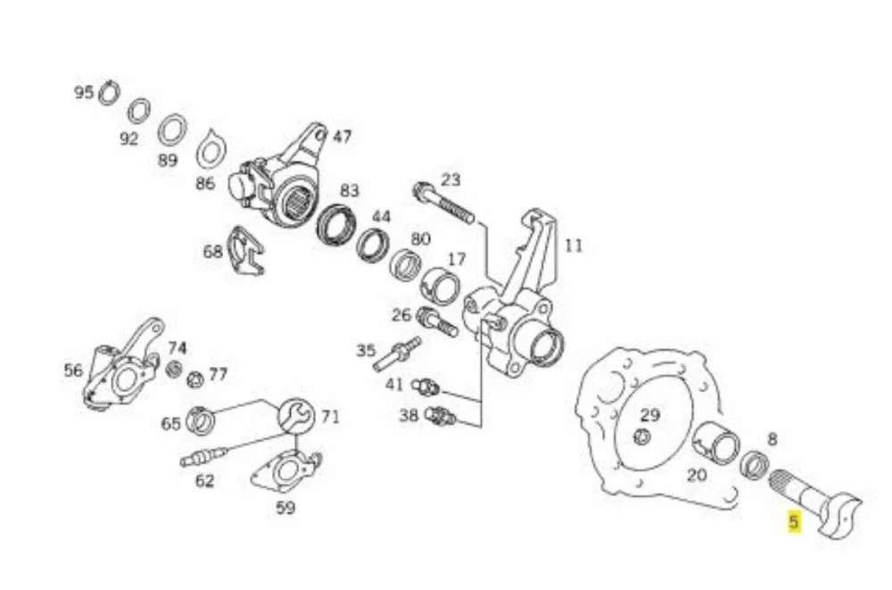 BRAKE CAMSHAFT
