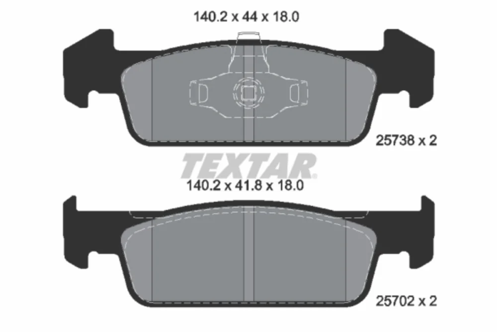 Brake Pad Set, disc brake (Braking System)