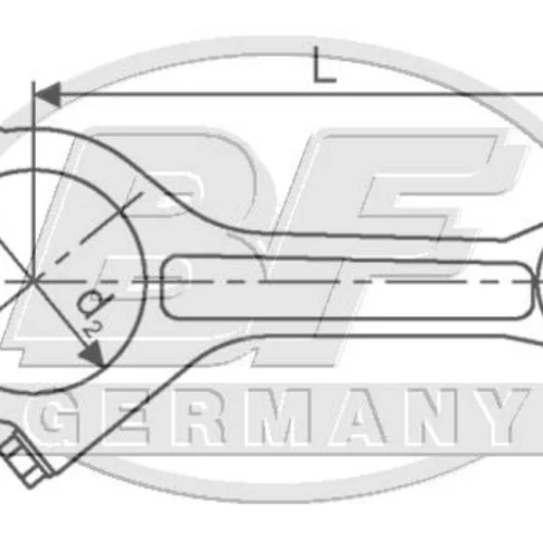 Piston Rod 904906 O.M 42 mm