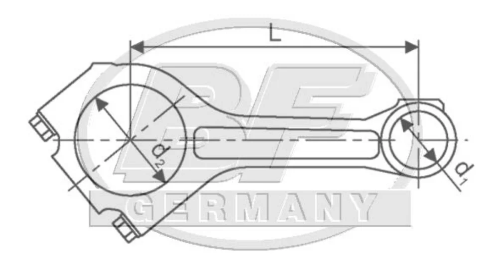 Piston Rod 904906 O.M 42 mm
