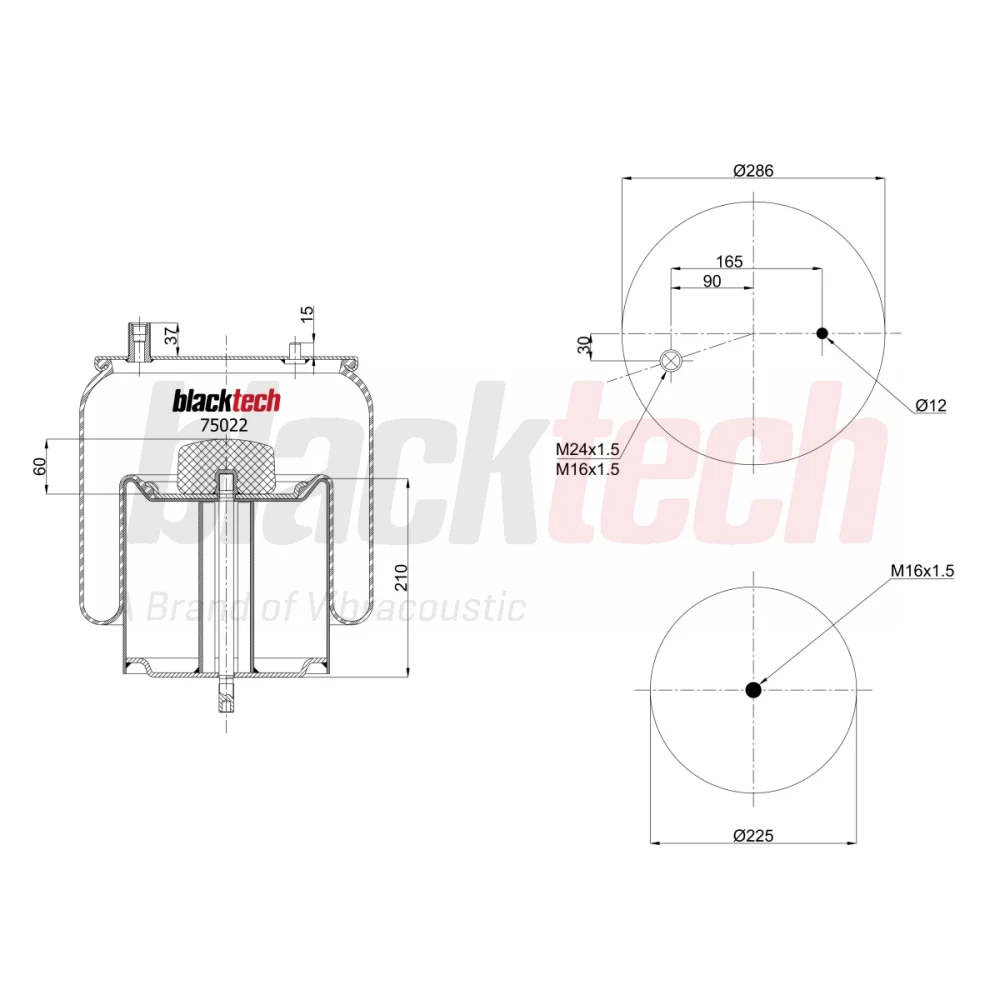 Air Springs Complete Metal Piston