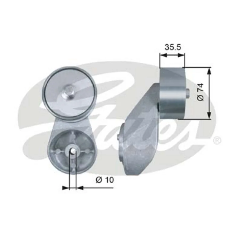 Belt Tensioner, V-ribbed belt (Belt Drive)