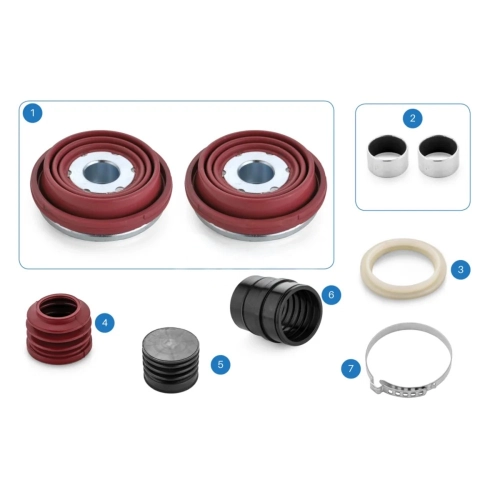 Caliper Bellow And Piston Repair Kit Knorr