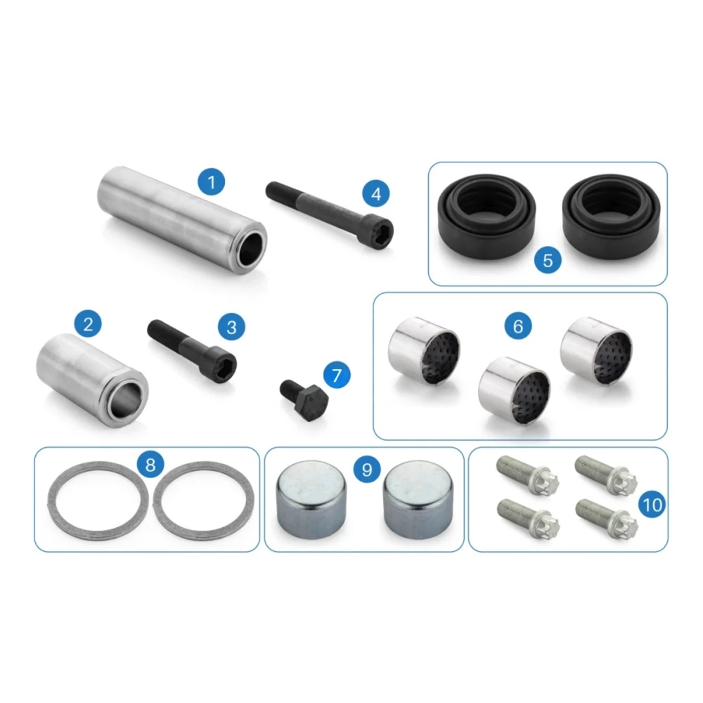 Caliper Pin And Bushing Repair Kit Meritor