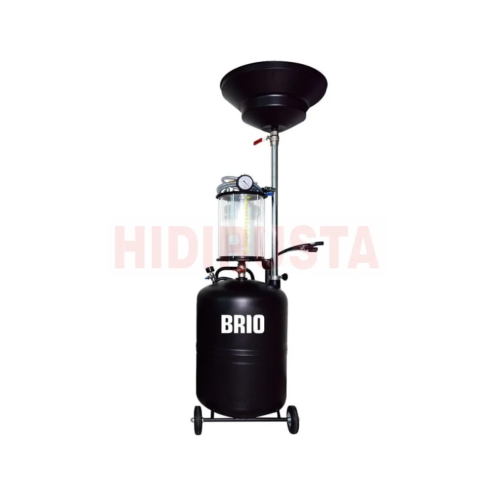 Pneumatic Oil Suction Pump With Glass And Large Funnel 80+9 L
